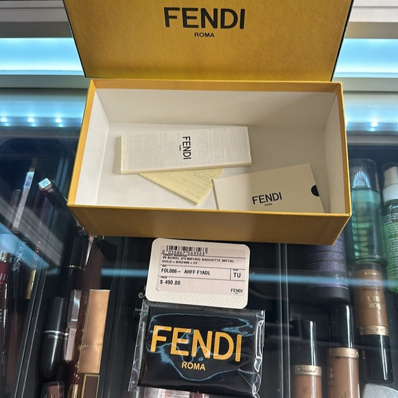 Fendi gold subglassses baguette me - Picture 6 of 7